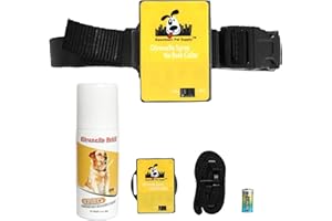Downtown Pet Supply Citronella Bark Collar for Dogs - Humane No Shock No Bark Dog Training Collar Set with Citronella Spray - Anti Barking Dog Bark Deterrent - No Prong Collar (1-Pack)
