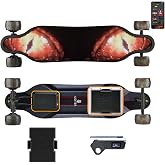 Uditer S3/Pixel/Mini Electric Skateboard - Swappable Battery &amp; 105mm Wheels | 24/12 Miles Range, 105*65mm Cloud Wheels, Dual 600W Hub-Motors with remote, 330lb Max Load, IP55 Waterproof, UL-Certified