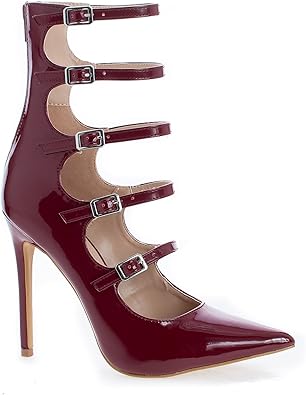 amazon burgundy heels
