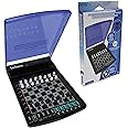 LEXiBOOK, Electronic Travel Chess Set, 32 Pieces, 64 Difficulty Levels, 1 to 2 Players, Strategy Game, Family Board Game, LCG500