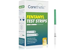 [10 Pack] Fentanyl Test Strips - Rapid Safety Test by Carethetic