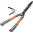 TRAMITEC Garden Hedge Shears. Hedge Clippers & Shears SET with Super Pruning Shears. Heavy Duty Garden Clippers for Shaping Bushes Nicely. Hedge Scissors & Shears made with Durable Carbon Steel.
