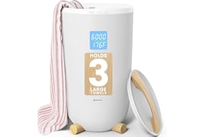 Keenray Towel Warmer for Bathroom, Luxury Towel Warmer Bucket with Timer, LED Display for Time and Temperature, Delay Time Up to 24 Hours, Child Lock, Hot Towel Heater, Gifts for Mom,Dad,Him,Her