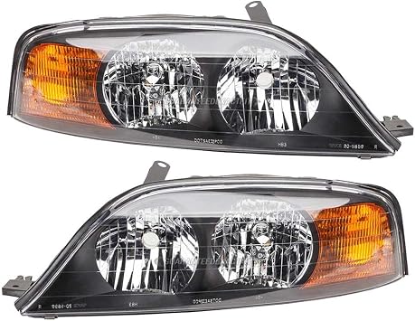 Amazon Com For Lincoln Ls 2000 2001 2002 Pair New Left Right Headlight Assembly Buyautoparts 16 80621a9 New Automotive