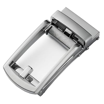 CHAOREN Click Ratchet Belt Buckle Only for Belt Strap Adjustable, Automatic Slide Buckle