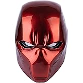 ACEGUARDER Red Helmet Deluxe Cosplay Prop UV Bright Surface Collectors Edition Halloween Costume Mask Props