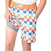 Eddie Bauer Boys' Swimwear UPF 50 Comfort Liner Swim Trunks