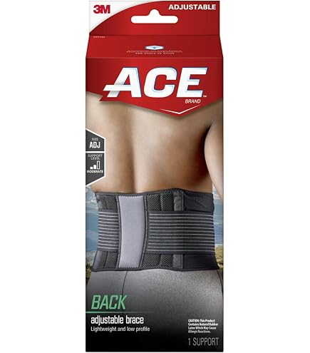Amazon.com: ACE Deluxe Back Stabilizer, with Lumbar Support, Back