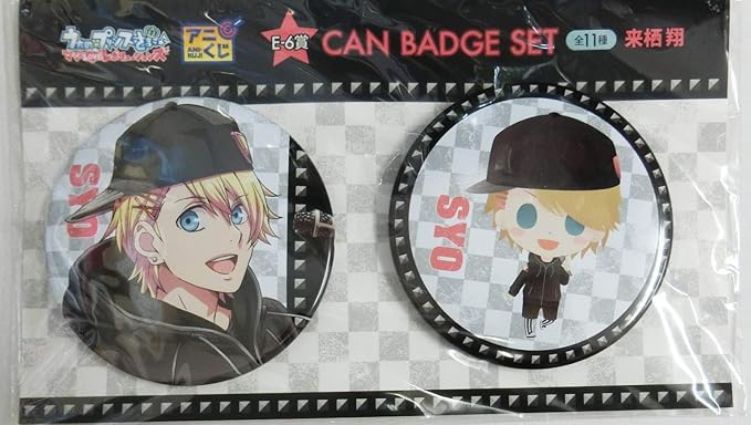 Amazon アニくじ うたの プリンスさまっ マジloveレボリューションズ E 6賞 缶バッジ2個セット 来栖翔 単品 アニメ 萌えグッズ 通販