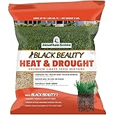 Jonathan Green Black Beauty Heat &amp; Drought Resistant Grass Seed - 3 lb | Heavy Traffic Tolerant Seed Blend for Hot Climates