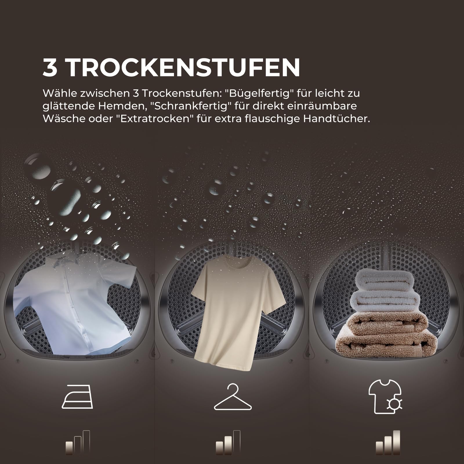 Haier Waschtrockner 8/5 kg (Waschen/Trocknen) I G3 Serie I A -20% (Waschen), 1.400 U/Min., leiser Inverter-Motor, Automatik- und Expressprogramm, Aquastop, Hygiene-Technologien I HWD80-BP14637T 6