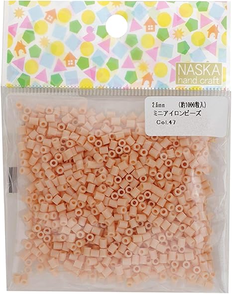 Amazon Co Jp Naska ミニアイロンビーズ2 6ｍｍ 8060 Col 47 ペールオレンジ3 おもちゃ