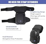 Preciva Work Knee Pads Heavy Duty Gel Foam Padding Anti-Slip Straps for view 2