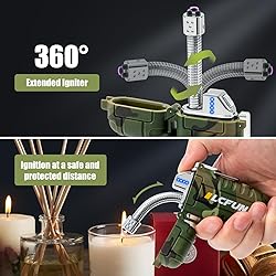 LcFun Electric Lighter USB Rechargeable Arc Lighter