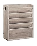 CHOEZON Wall File Organizer, 6-Tier Vertical Mount