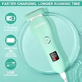 Solimpia Women Electric Shaver Cordless Wet Dry IPX6 USB Rechargeable view 6