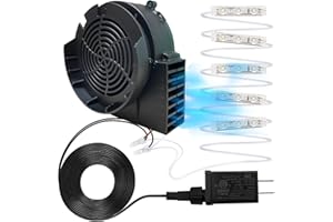 DONGERMAER Replacement 1A Blower for Halloween Inflatables, 1.25A Adapter for Christmas Yard Blow Up Outdoor Inflatable Holiday Easter Yard Decor Fan Blower Adapter