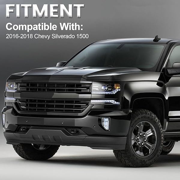 FRONT BUMPER LOWER VALANCE COMPATIBLE WITH CHEVROLET CHEVY SILVERADO 2016-2019 1500 LD W/TOW HOOKS HOLES REPLACE 84029773 GM1015134C
