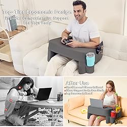 septsun Soft Lap Desk Pillow for Laptop