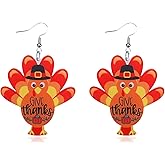 Cute Thanksgiving Earrings for Girl Women Turkey Pumpkin Maple Leaf Dangle Earrings Colorful Sunflower Wooden Thanksgiving Fall Earrings Jewelry (yellow)