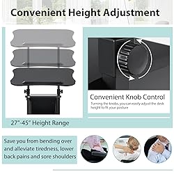 Tangkula Mobile Laptop Podium, Height Adjustable