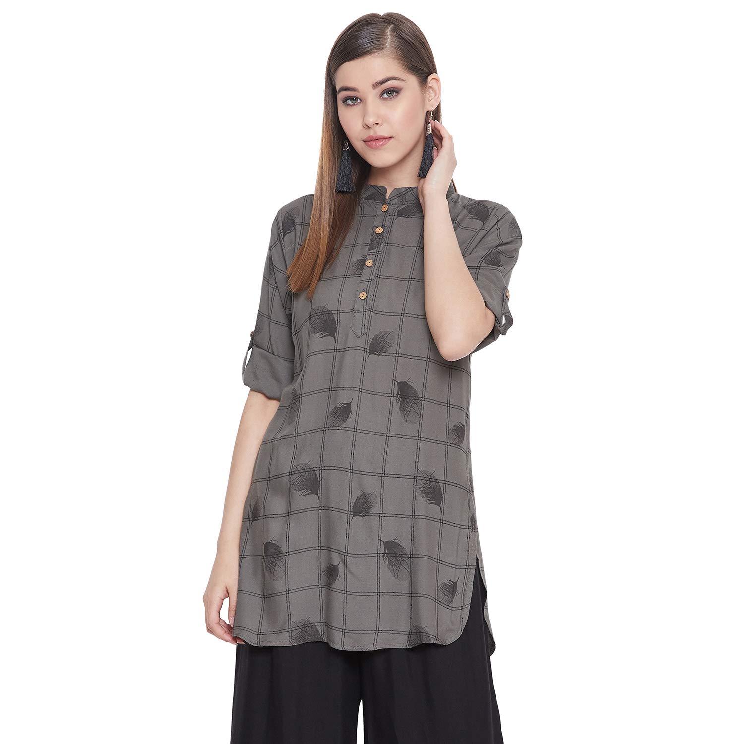 shorts kurti for jeans