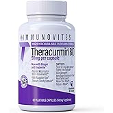 Theracurmin BID 300mg (Nano Curcumin 90mg per Cap.) [[600mg per Serving]] - Now w/Ginger & Bioperine (60ct Bottle)