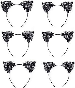 Jzk 6 X Noir Oreilles De Chat Serre Tete Chat Bandeau De