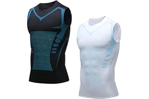 2 Pack V-Boost V2 Shaping Tank Men, Quick-Drying Wicking Breathable Sleeveless Shirts, Feel The Power of Confidence