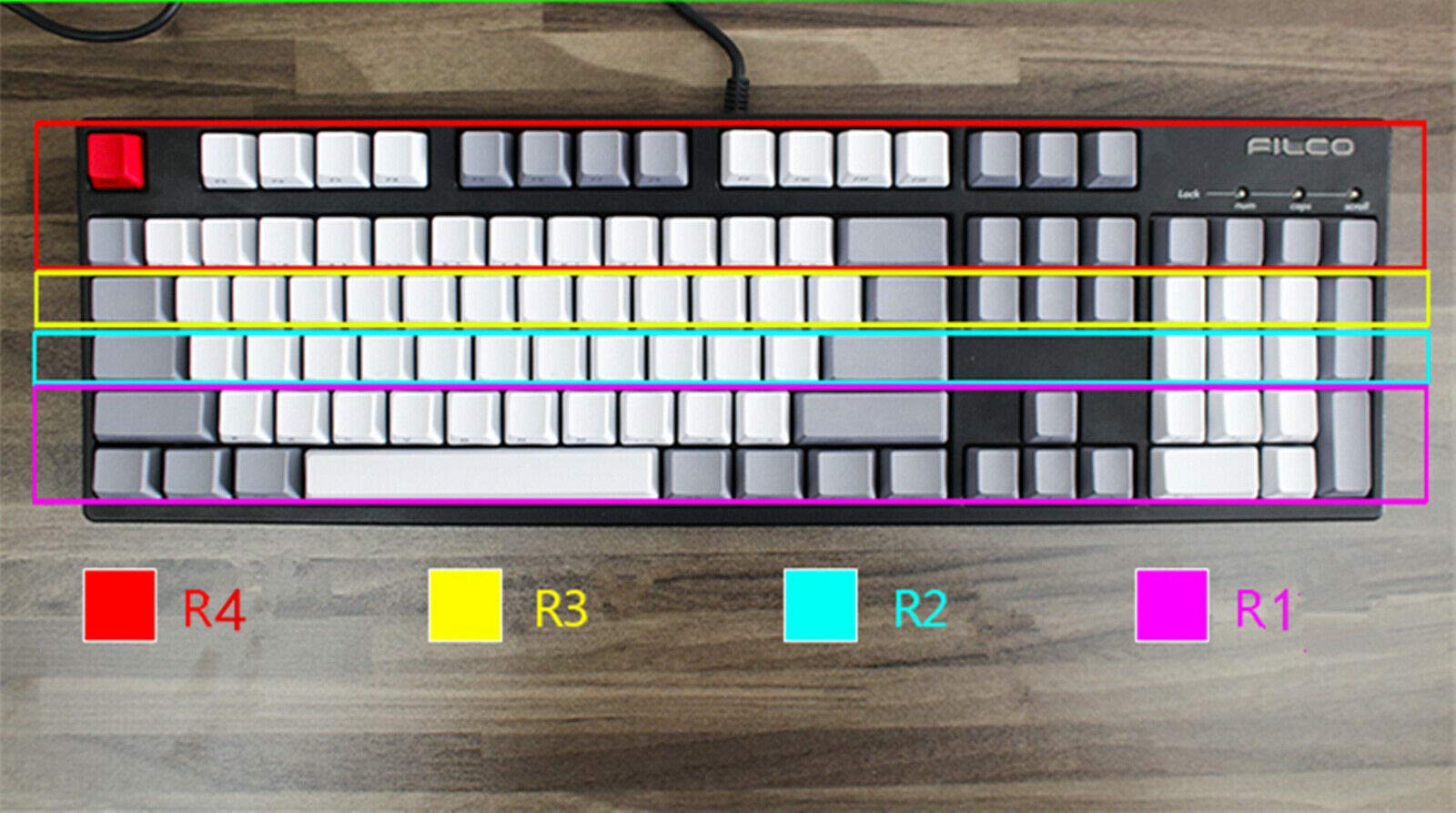 Mua 1 Pcs Blank Thick PBT Keycaps R1 R2 R3 R4 Single Switch OEM Height ...