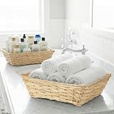 EHC Wicker Wood Natural Gift Basket Storage Hamper 38x29x11 cm view 3