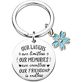 WIRNGF Friendship Gifts for Women Best Friend Keychain Birthday Gifts for Women Friends Friendship Keychain Gift for Teen Girls Best Friend Bestie