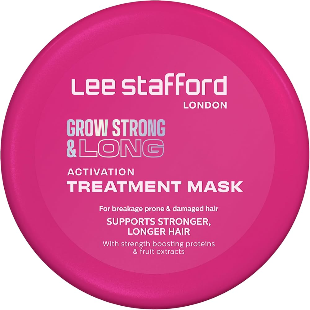 Lee Stafford Hair Growth Mask 200ml | Grow Strong Long | Nourishing Dry Damaged