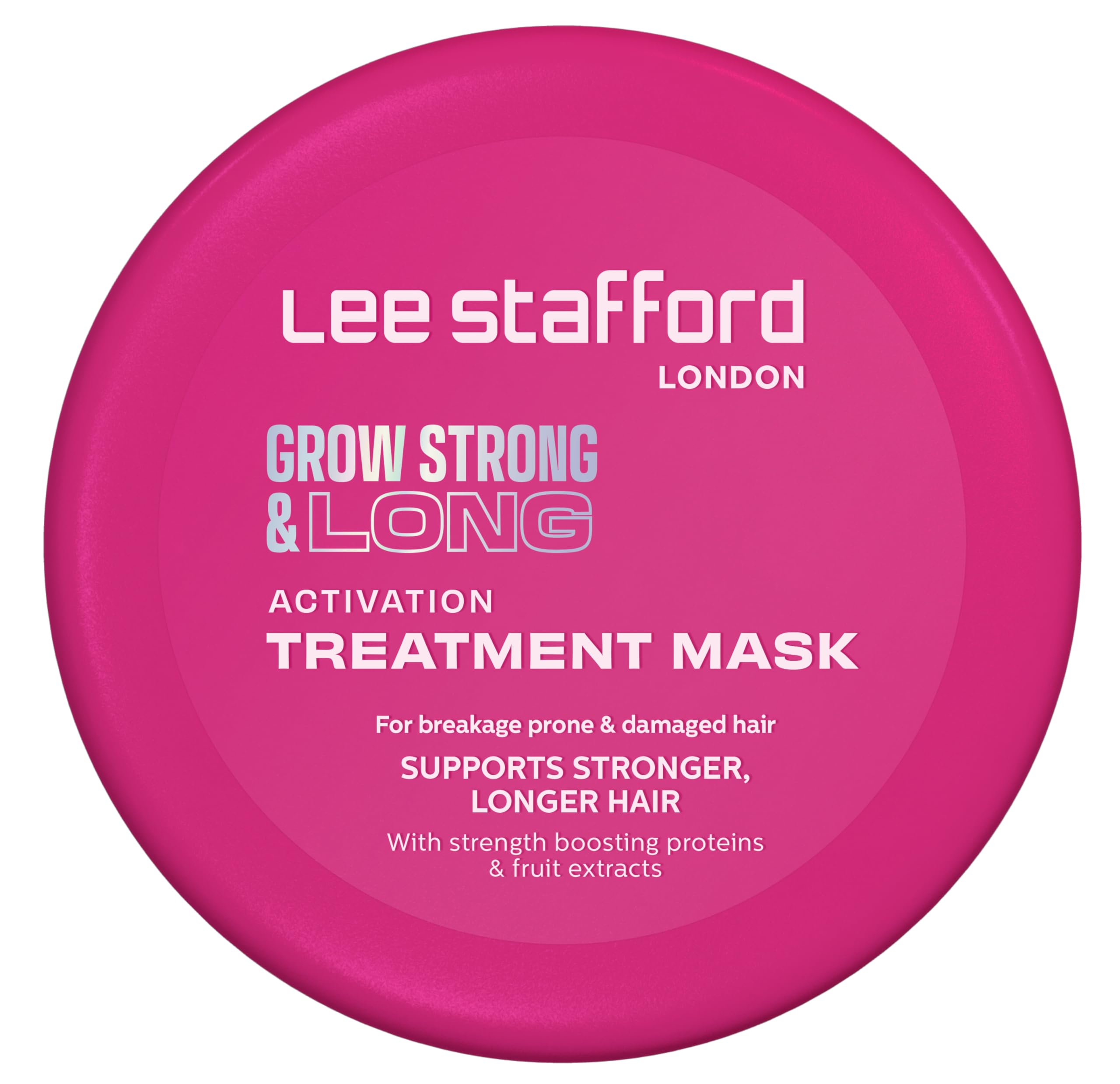 Lee Stafford Hair Growth Mask | Grow Strong & Long Collection - Best Nourishing Treatment for Damaged, Dry Hair, Deep Conditioner Repair Cream, Pack with Thickening Proteins, 200 ml — image 1