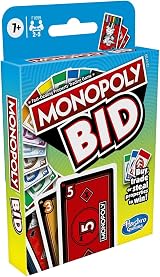 Monopoly Bid Card Game Buy Trade or Steal Properties 2-5 Players view 2