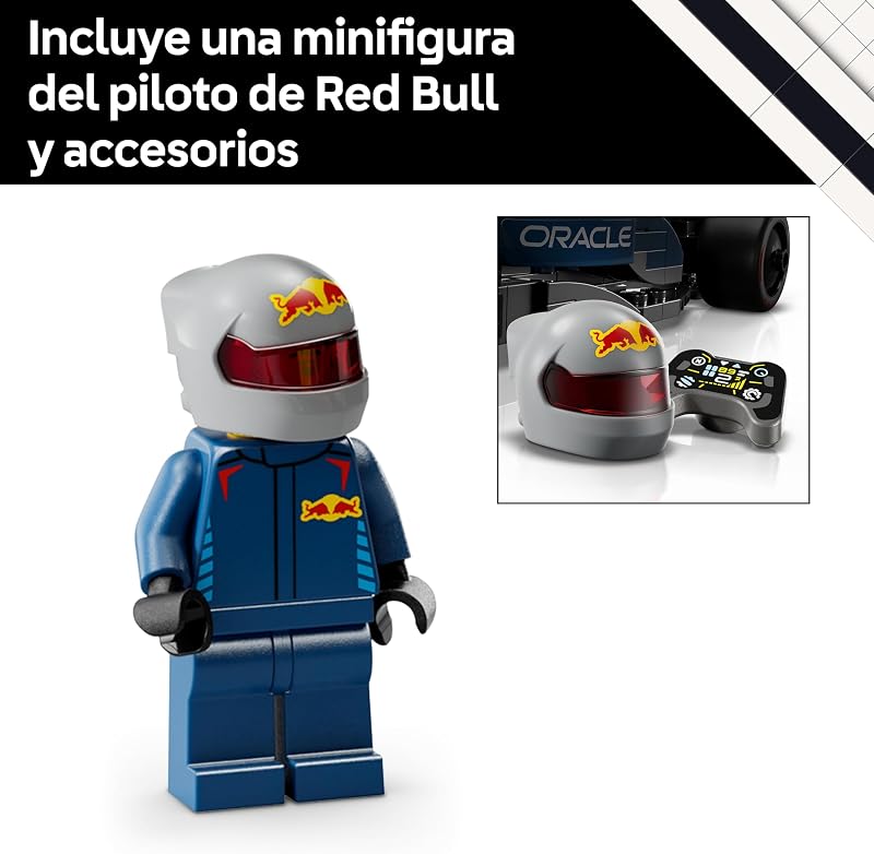 Speed Champions Coche de Carreras Oracle Red Bull Racing RB20 F1 Maquetas para Construir para Adultos con 1 Minifigura de Piloto de Fórmula 1, Regalo para Hombres y Mujeres Coleccionistas 77243