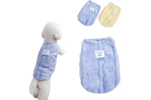 JATMIRA Warm Cat Apparel Cute Fluffy Cat Sweatshirt Cartoon Kitten Winter Coat Pullover Soft Skin-Friendly Knitwear (Medium, Blue)