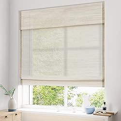 Pasoun Cordless Roman Shades for Windows, Window