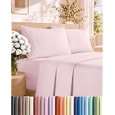 Full Size 4 Piece Sheet Set - Breathable &amp; Cooling Sheets - Lavender Pink | Hotel Luxury Bed Sheets for Women &amp; Men, Deep Pockets, Easy-Fit, Extra Soft and Wrinkle Free Sheets, Oeko-Tex Bed Sheet Set