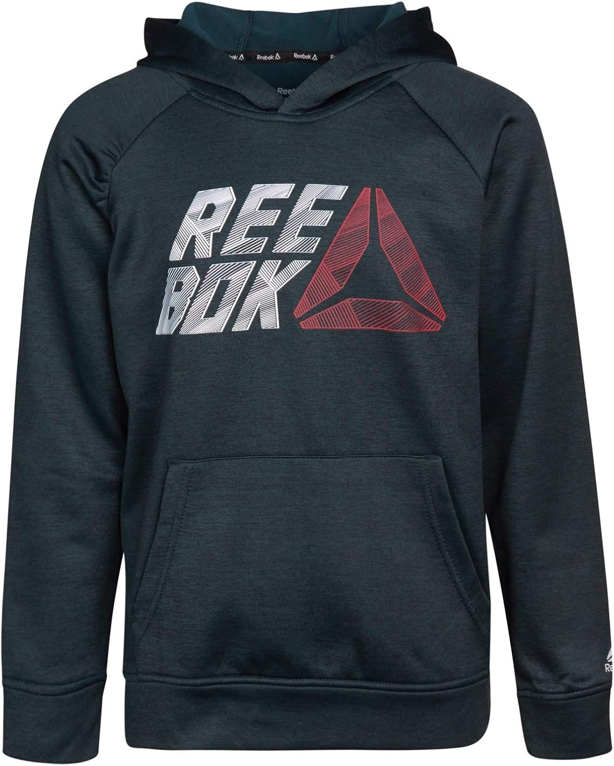 Reebok Boys' Sweatshirt - Fleece Pullover Fashion Hoodie Designs and Logos: Clothing