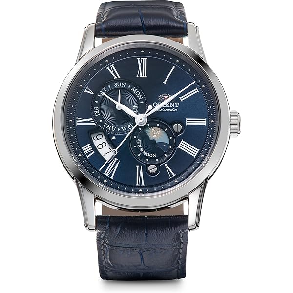 Amazon.com: ORIENT Classic Semi Skeleton Sun & Moon Mechanical