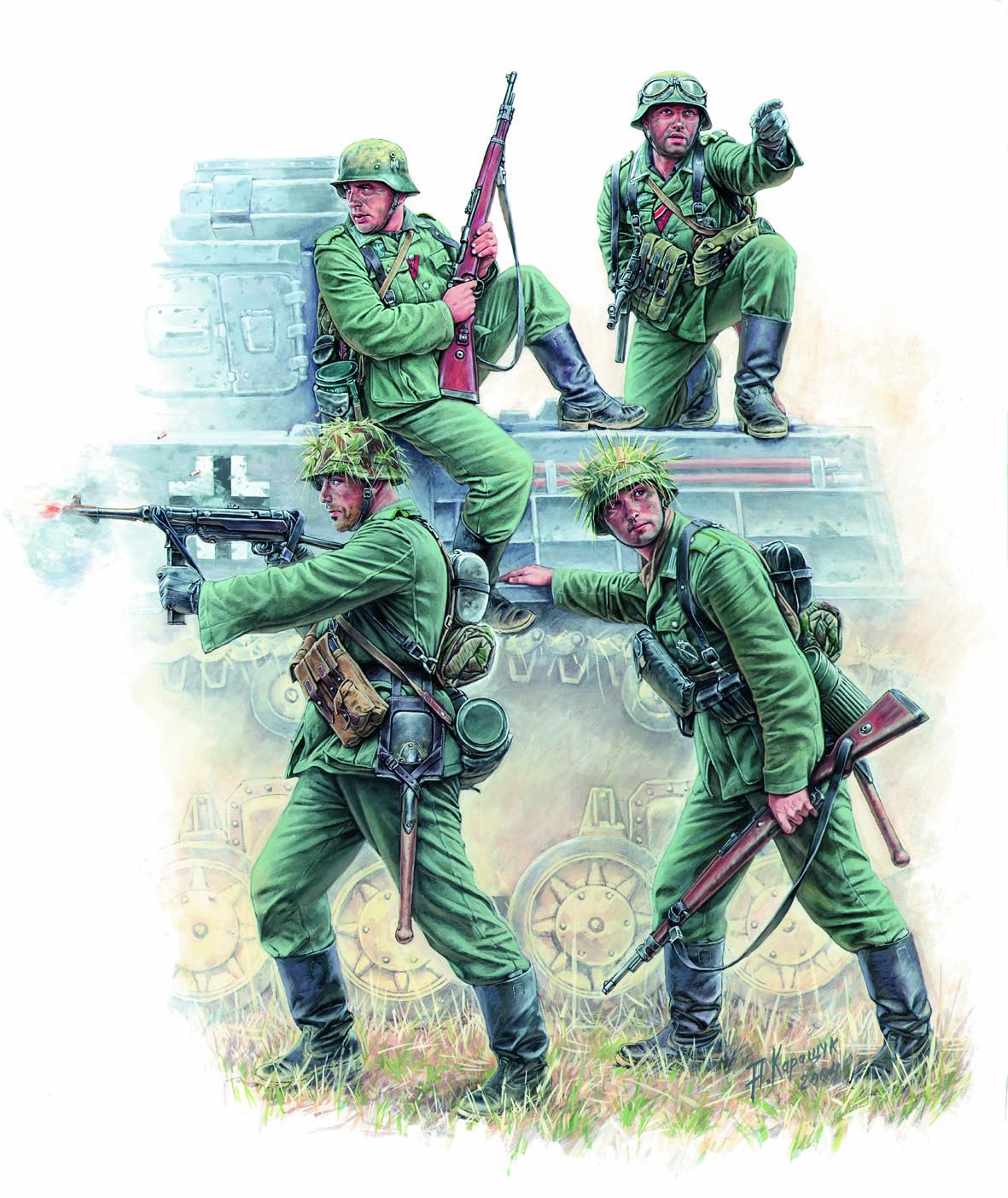 Zvezda - Model - German snipers - scale 1:35 - random model reference: ZV3585 49 pieces, small
