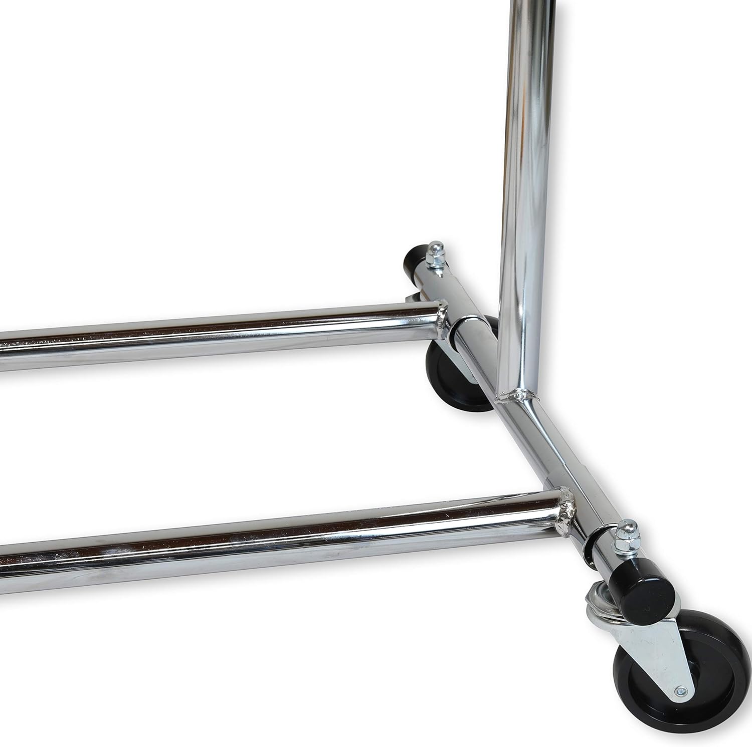Simple Houseware Heavy Duty Clothing Garment Rack, Chrome: Home & Kitchen