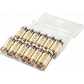 UFORU Acrylic Spice Drawer Organizer 4 Tier(4 Packs), Expandable from 11" to 22" Seasoning Organizer Tray for Kitchen - Clear Tiered Spice Rack for Drawer, No Assembly Required(Jars Not Included)