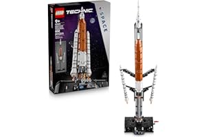 LEGO Technic NASA Artemis Space Launch System Rocket Building Toy for Boys & Girls - STEM Learning & Space Toy W/3-Stage Launch Function for Kids, Ages 9+ - Idea for Birthdays - 42221