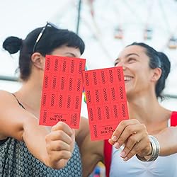 Kosiz 504 Sheets 15 Bid Raffle Ticket with