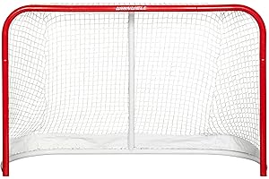 Winnwell Heavy Duty Hockey Net - Indoor & Outdoor Goal Equipment - Essential Training Gear for Ice Hockey Pucks
