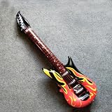 CSDPC 35" Inflatable Rock Flame Guitar Toy - Kids 80s 90s Party Accessory view 8