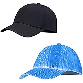 SENSOMU Led Light up hat with 7 Colors Flashing Light Made of Fiber Optic, Neon Glowing Baseball Caps, Funny Luminous Hats