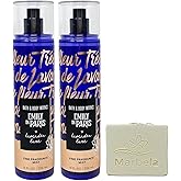 Bath & Body Works Emily In Paris - Lavender Luxe 2 Pack Fine Fragrance Mist Gift Set with a Natural Oats Bar Soap - Full Size